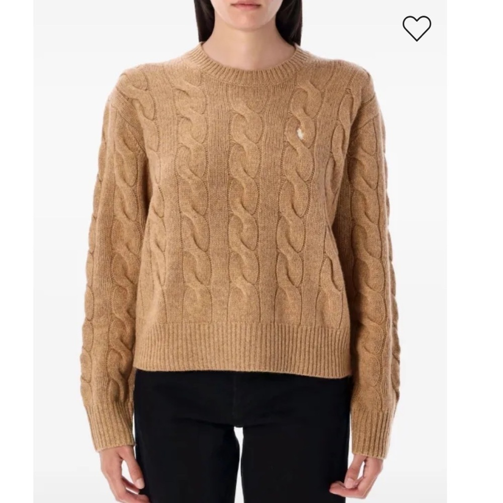 Polo Ralph Lauren Cable-Knit wool cashmere Crewneck Sweater